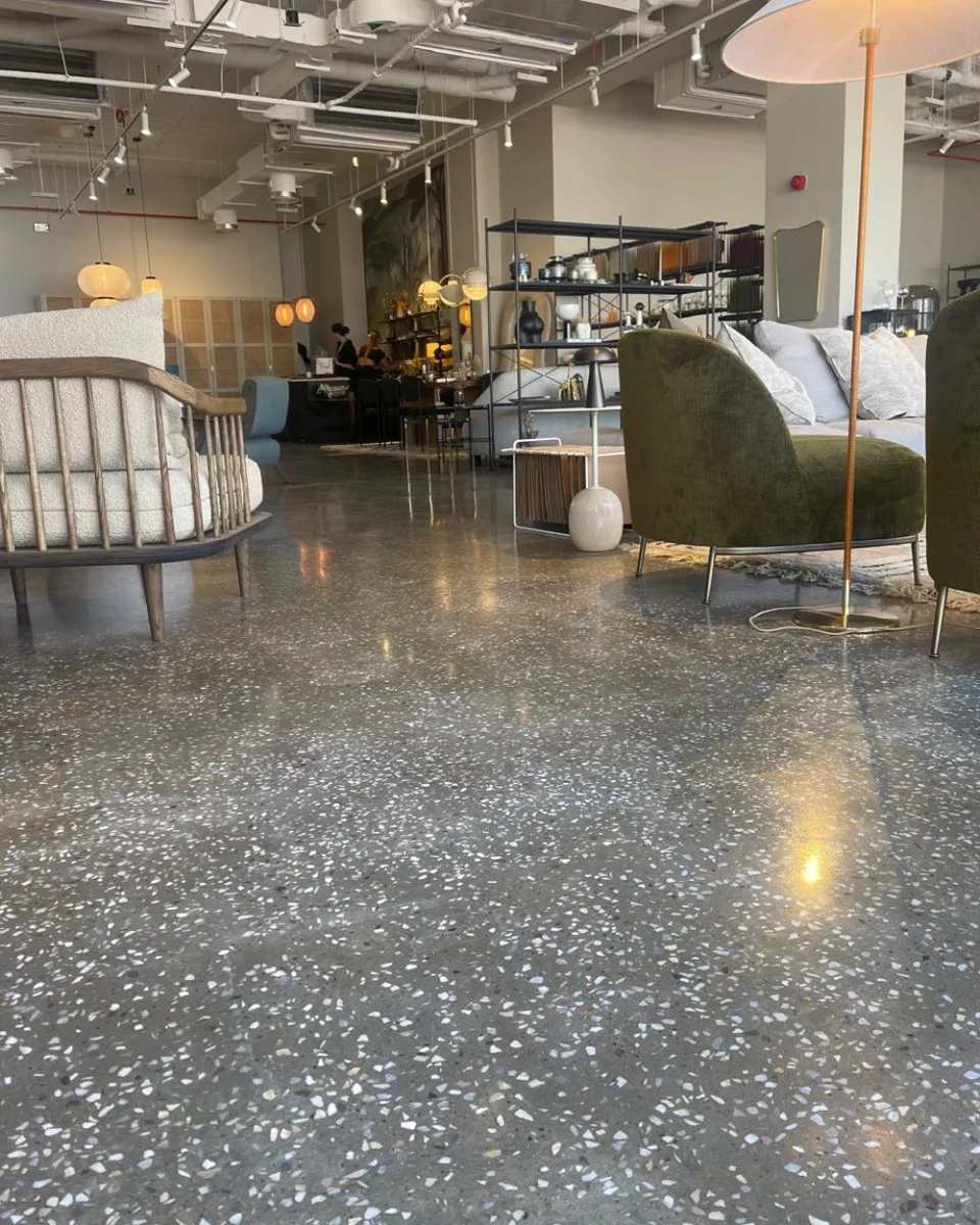 Jumeirah Polished Floor Project, original project view 1